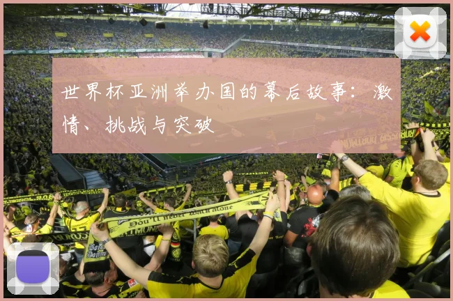 世界杯亚洲举办国的幕后故事:激情、挑战与突破