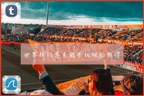 世界杯门票竟能手机轻松购得