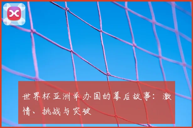 世界杯亚洲举办国的幕后故事:激情、挑战与突破